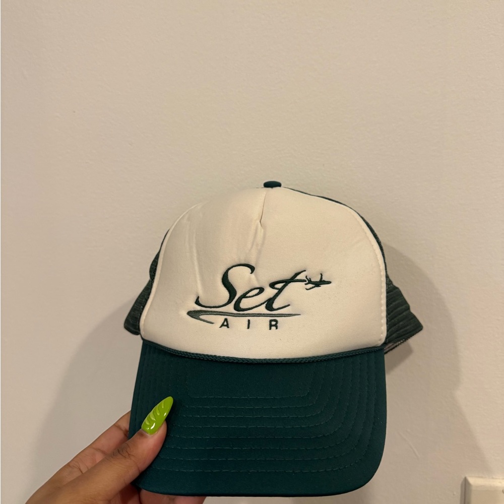 Set Active Air Two-Tone Trucker Hat - White & Green